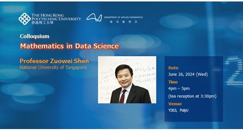 AMA Colloquium_Prof Zuowei Shen_26 June 2024_Web banner