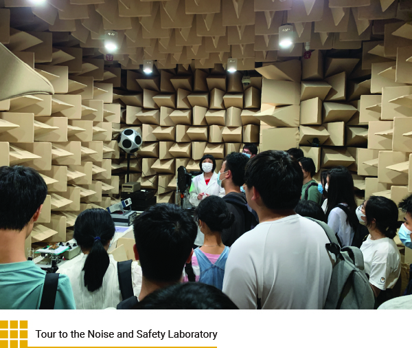 Tour to the Noise and Safety Laboratory