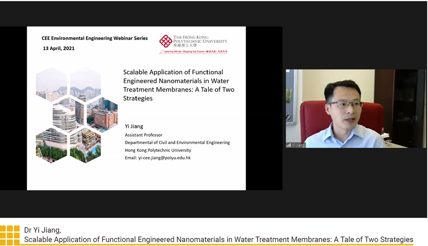 Dr Yi Jiang, Scalable Application of Functional Engineered Nanomaterials in Water Treatment Membranes: A Tale of Two Strategies