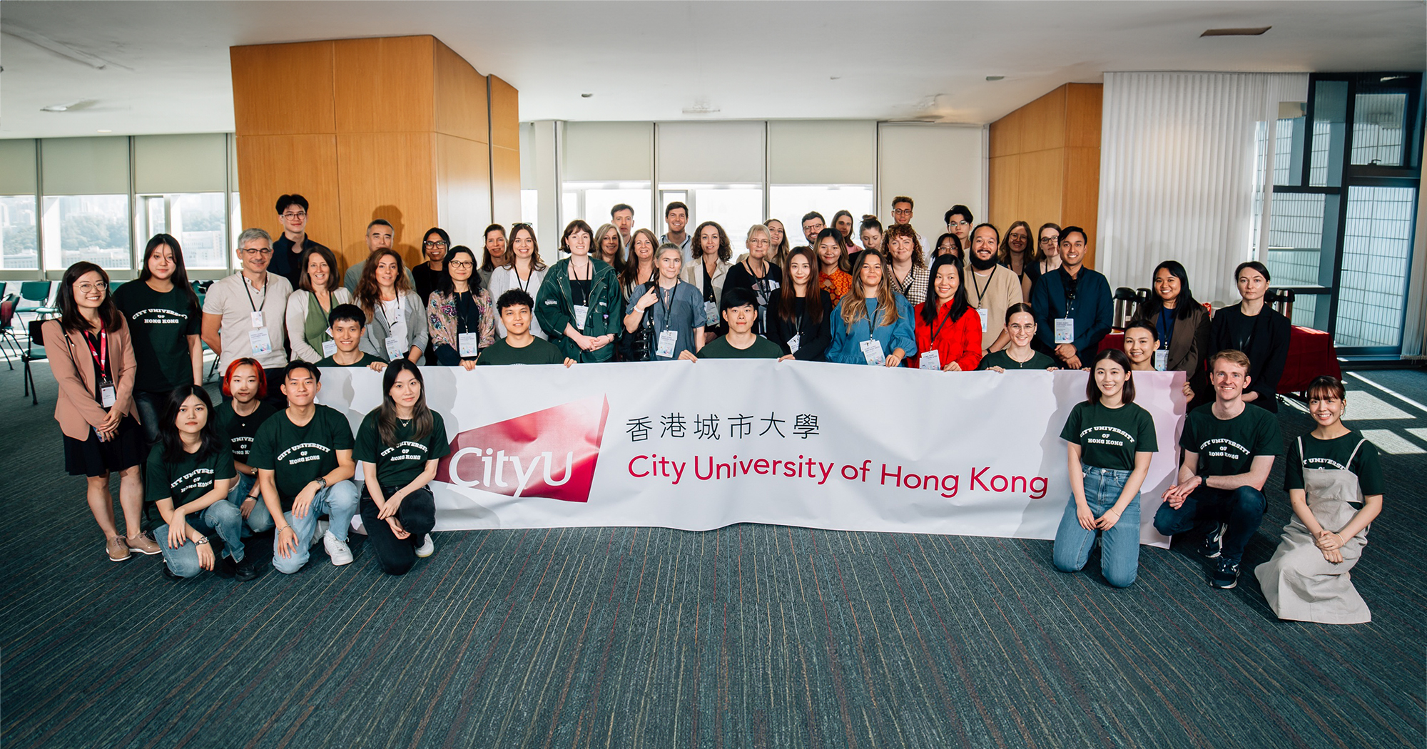 The participants visit CityU. 