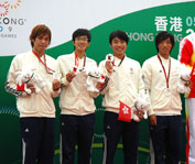 PolyU student-athletes participated in the East Asian Games