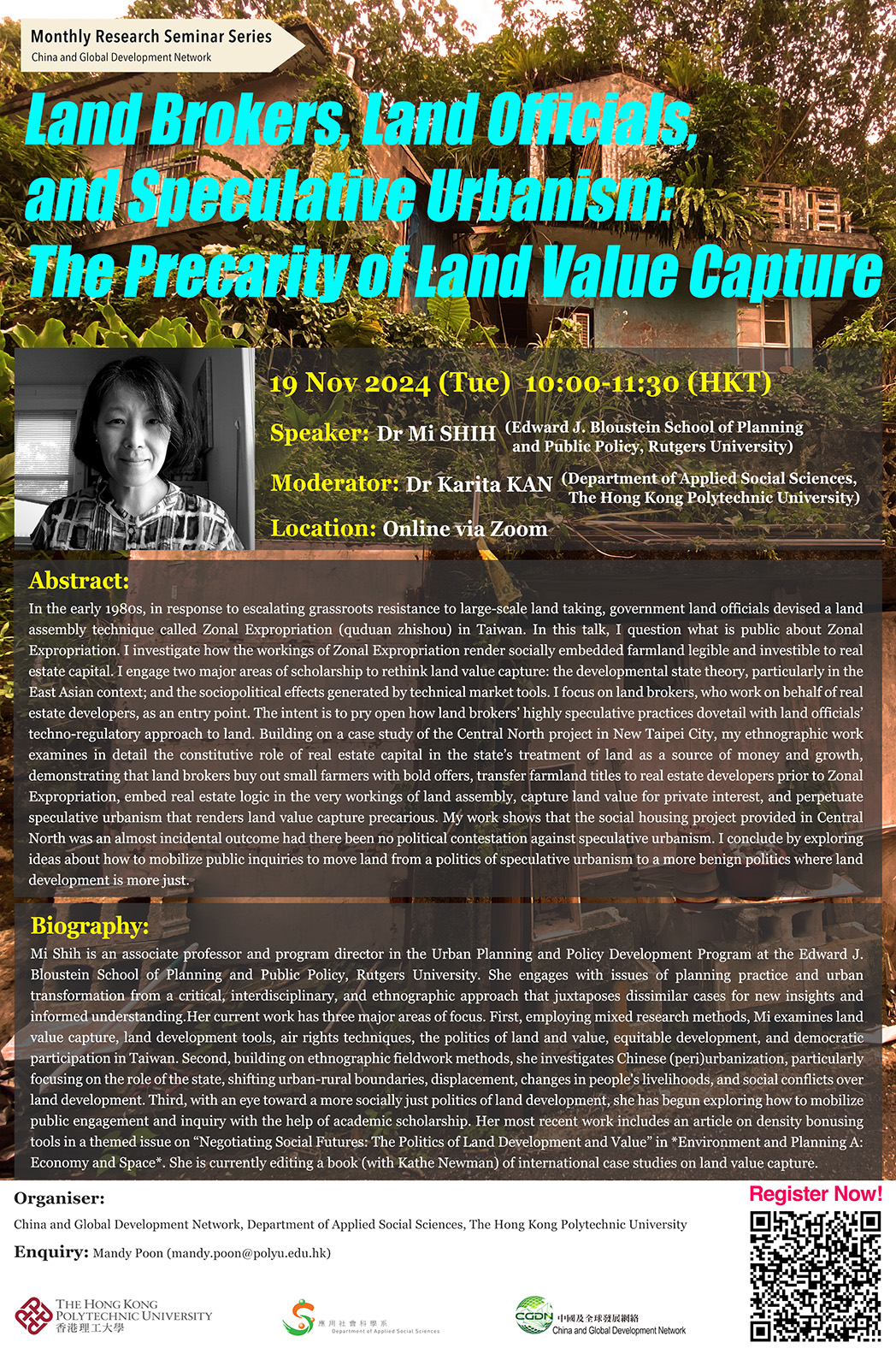 20241119 Land Brokers Land Officials and Speculative Urbanism The Precarity of Land Value CapturePos