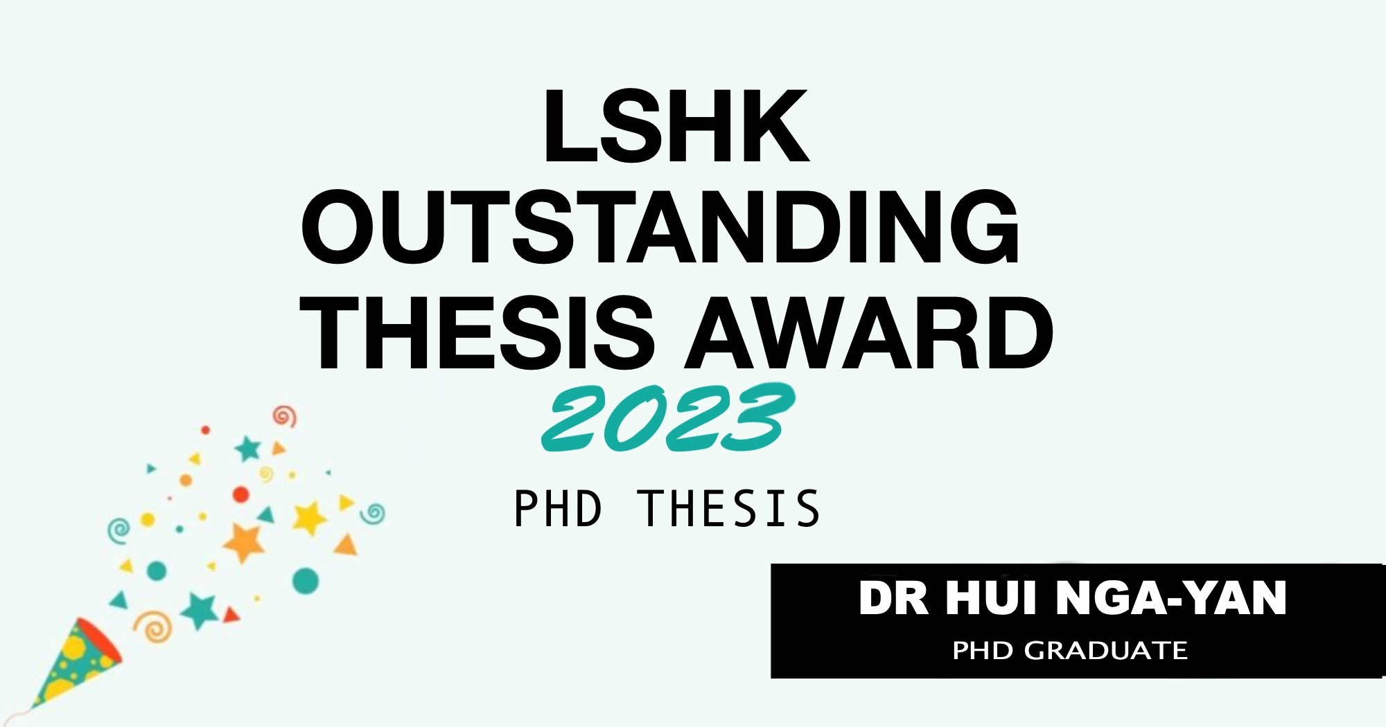 outstanding thesis award