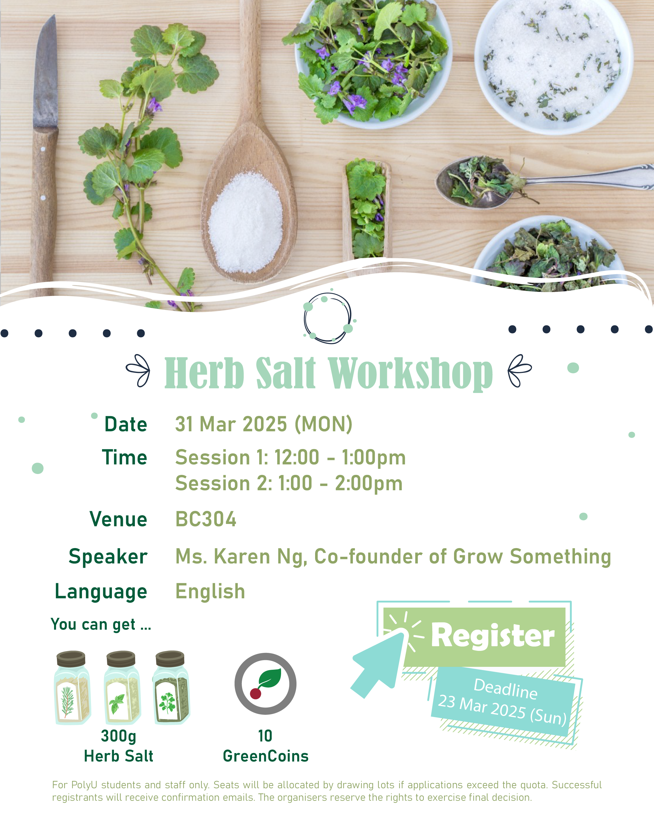 Herb Salt Workshop 2025_Poster