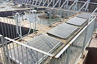 Building Integrated Photovoltaic (BIPV) Solar Panel on Roof