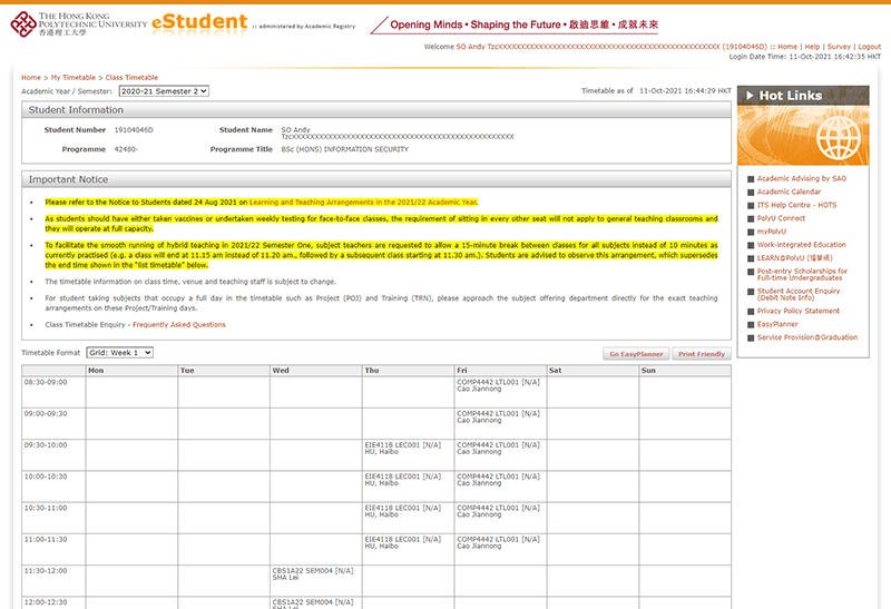 Your daily study partner eStudent screen 2