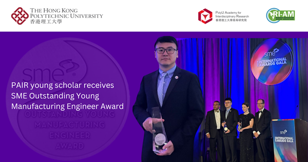 PAIR young scholar receives SME Outstanding Young Manufacturing Engineer Award 2000 x 1050 pxEN