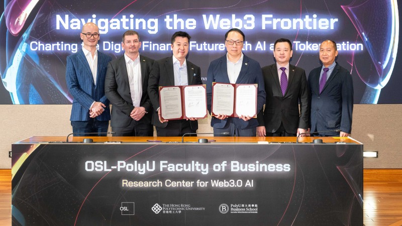 The PolyU-OSL collaboration is pavingthe way for a future where blockchain isa cornerstone of innovation.