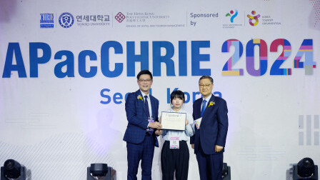 PolyU Undergraduate Receives Second Runner-Up in Best Paper Award at APacCHRIE 2024 Youth Conference