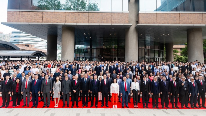 PolyU held a flag-raising ceremony to celebrate the 27th anniversary of the establishment of the HKSAR.