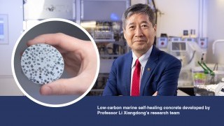 Low-carbon marine self-healing concrete project secures HK$6M from Green Tech Fund