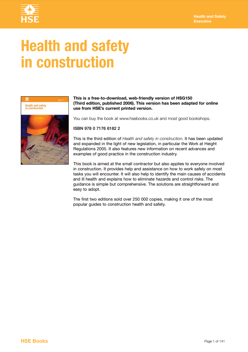 Health and safety in construction