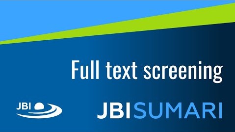 Full-text screening